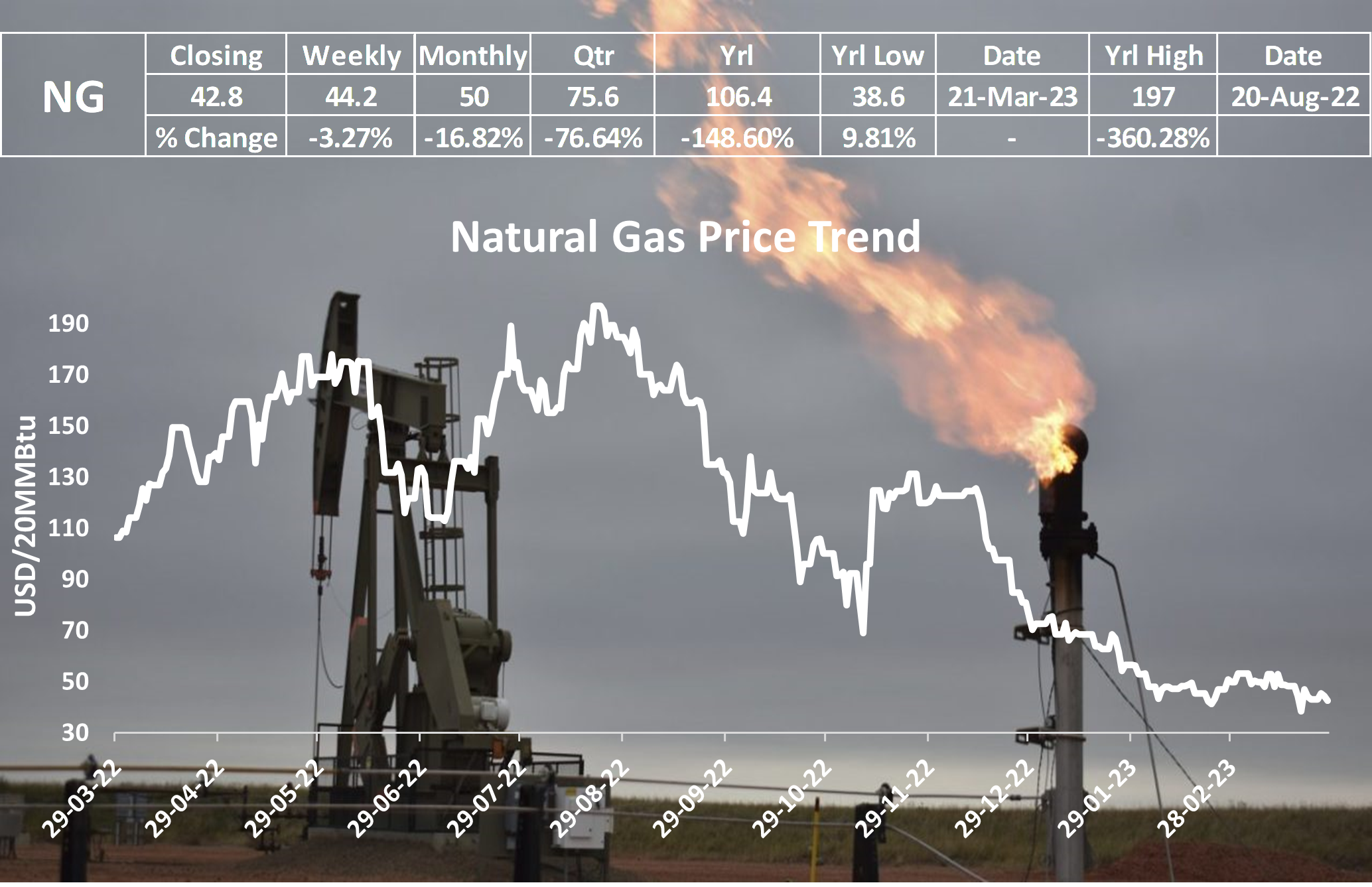 Recent developments in the natural gas sector